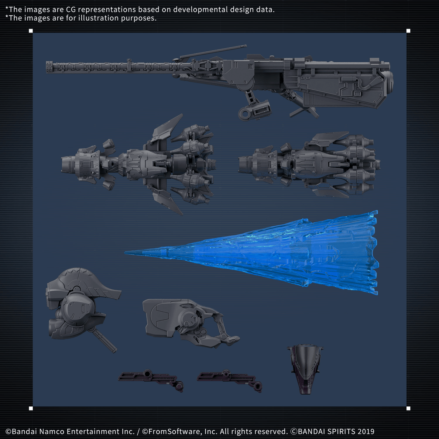 30MM - Armored Core VI - Fires of Rubicon Arquebus Add VE-40A Open Faith