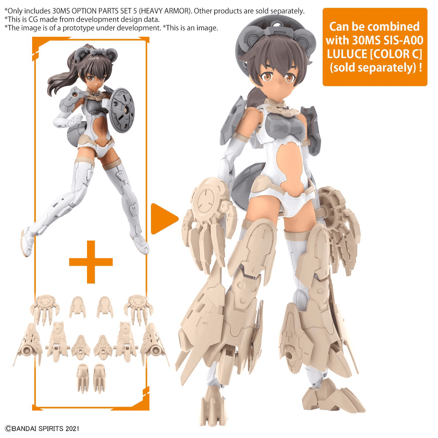 30MS OPTION PARTS SET 5 (HEAVY ARMOR) |