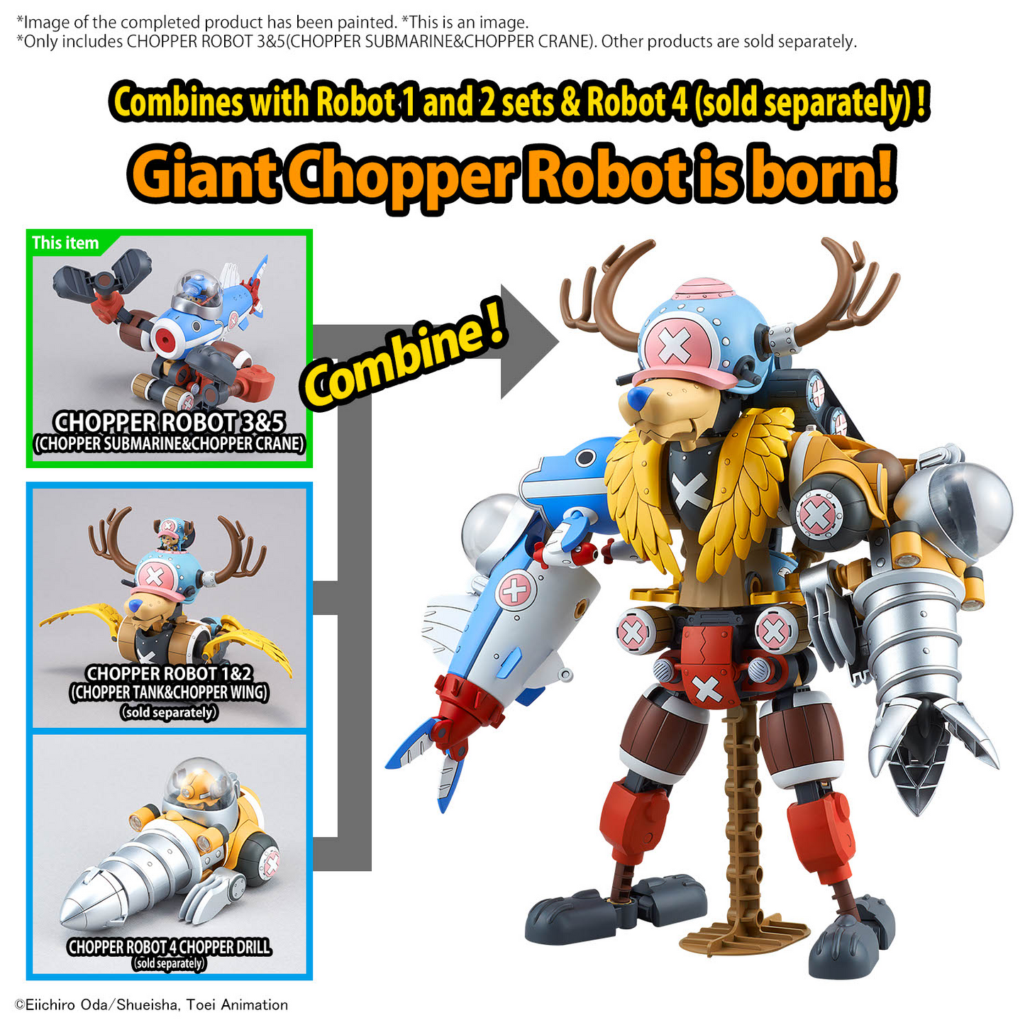 Chopper Robo No.3 / Chopper Robo No.5 (Chopper Submarine / Chopper Crane)
