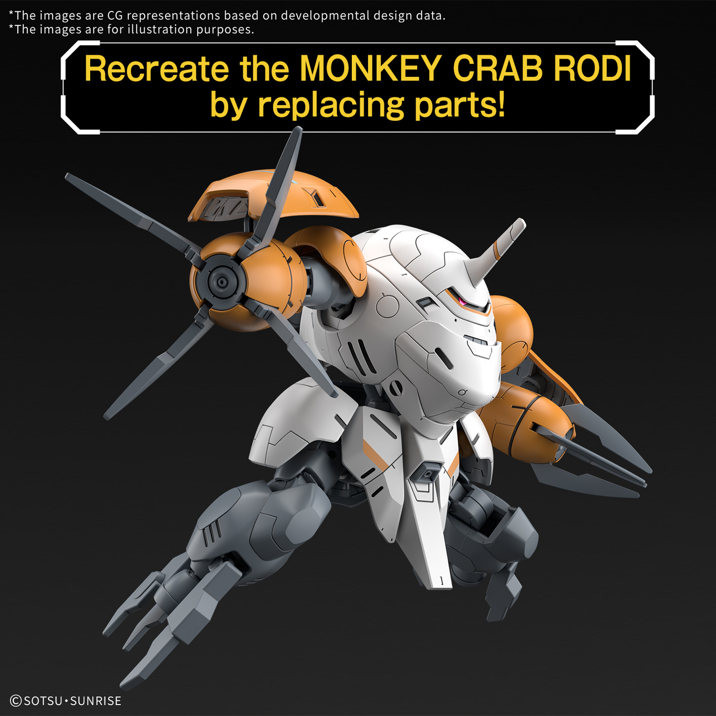 HG 1/144 598's Monkey Rodi / Monkey Crab Rodi