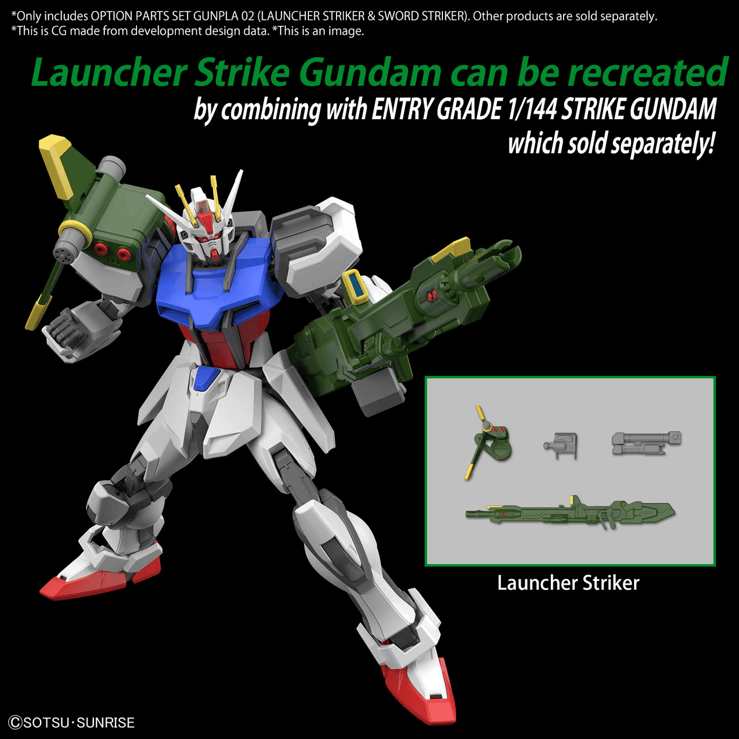 Launcher Striker & Sword Striker Pack - Option Parts Set 02