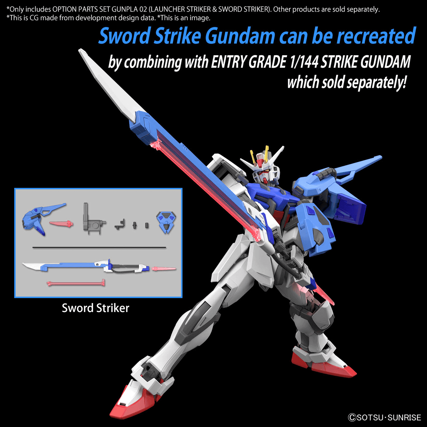 Launcher Striker & Sword Striker Pack - Option Parts Set 02