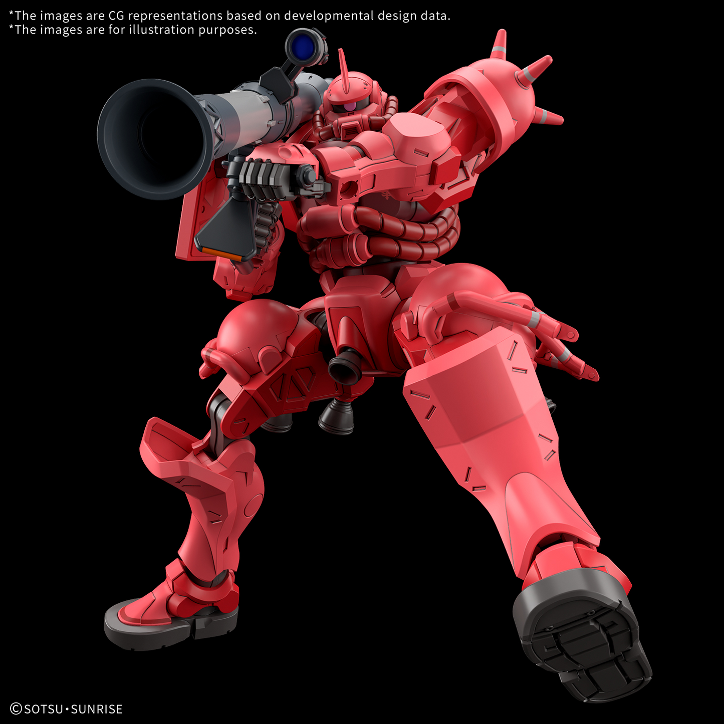 HG 1/144 Char's Zaku GQ