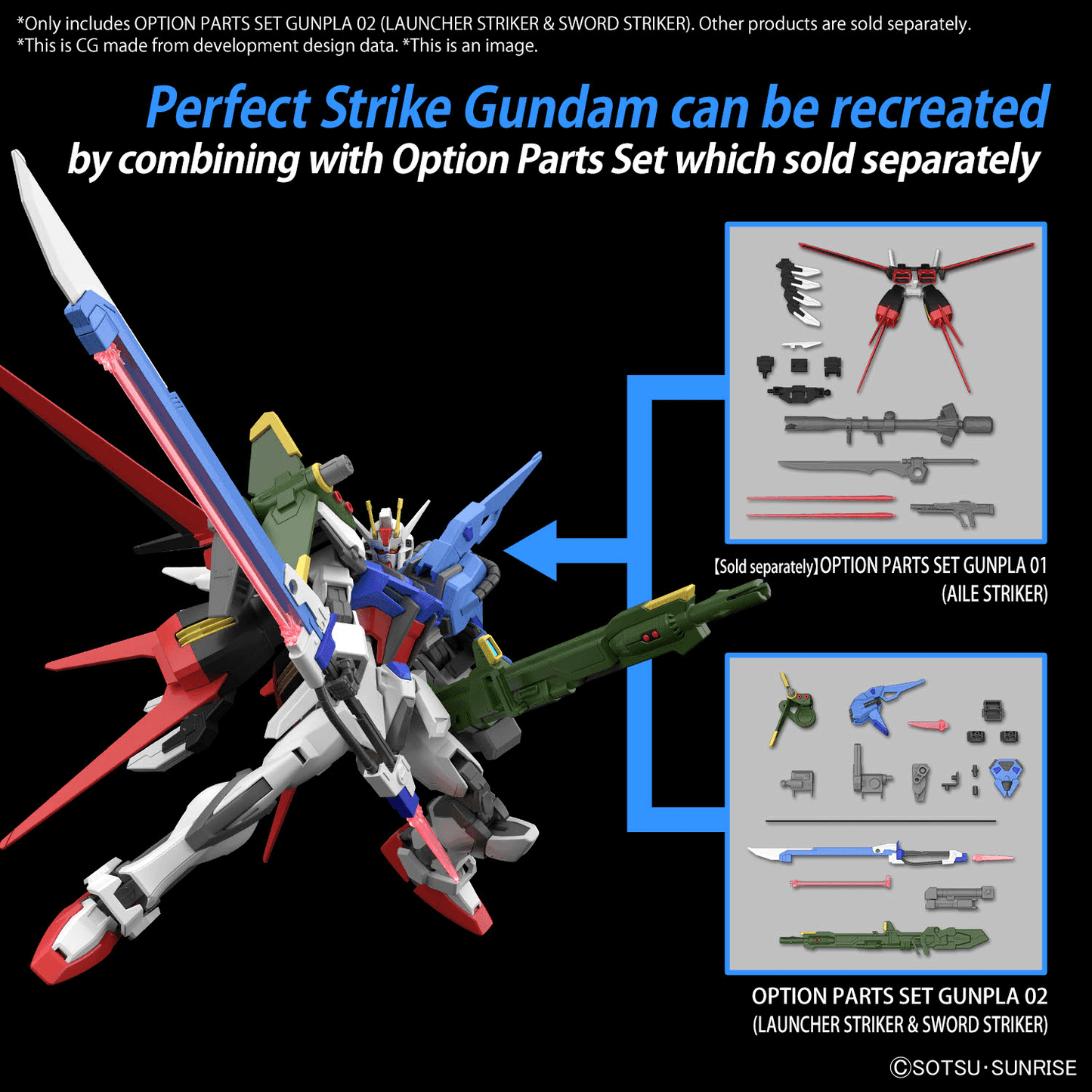 Launcher Striker & Sword Striker Pack - Option Parts Set 02