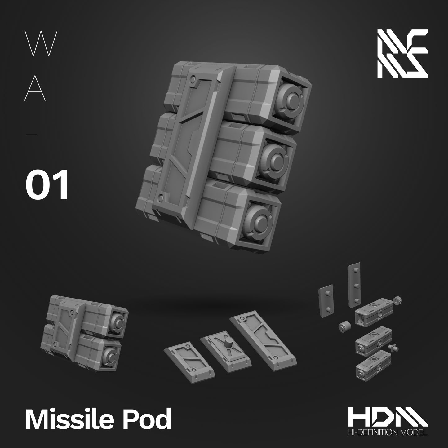 HDM Model | WA-01 - Missile Pod