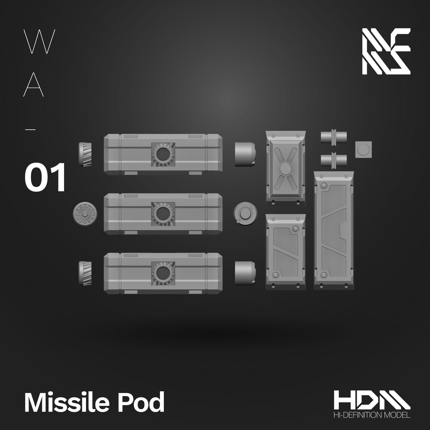 HDM Model | WA-01 - Missile Pod