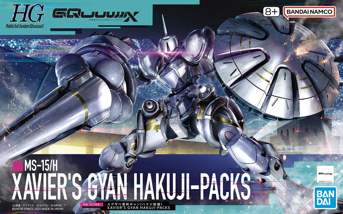HG 1/144 Xavier's Gyan Hakuji Packs