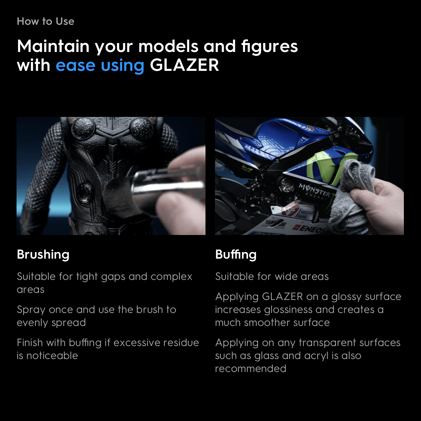 GZ-A60 - Glazer Finishing Solution Bundle - Show Me What You Bot