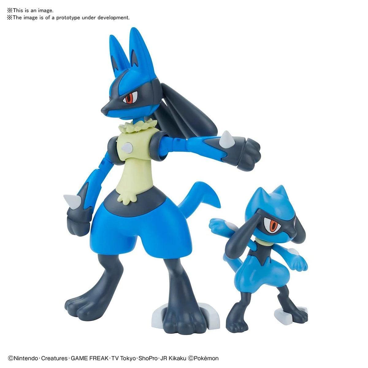 Pokemon - Riolu & Lucario Model Kit - Show Me What You Bot