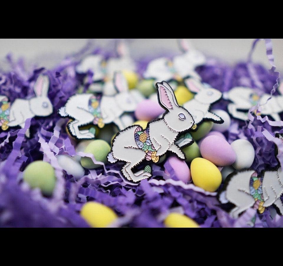 Eostre Easter Bunny | Enamel Pin Megz Majewski - Show Me What You Bot