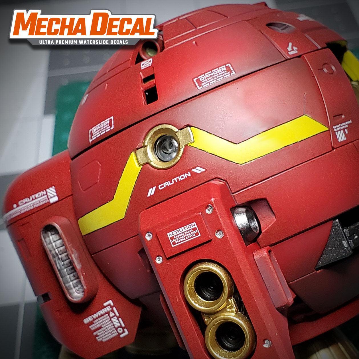Mecha Decals 001 - White - 1/144 Scale (BACK-ORDER) - Show Me What You Bot