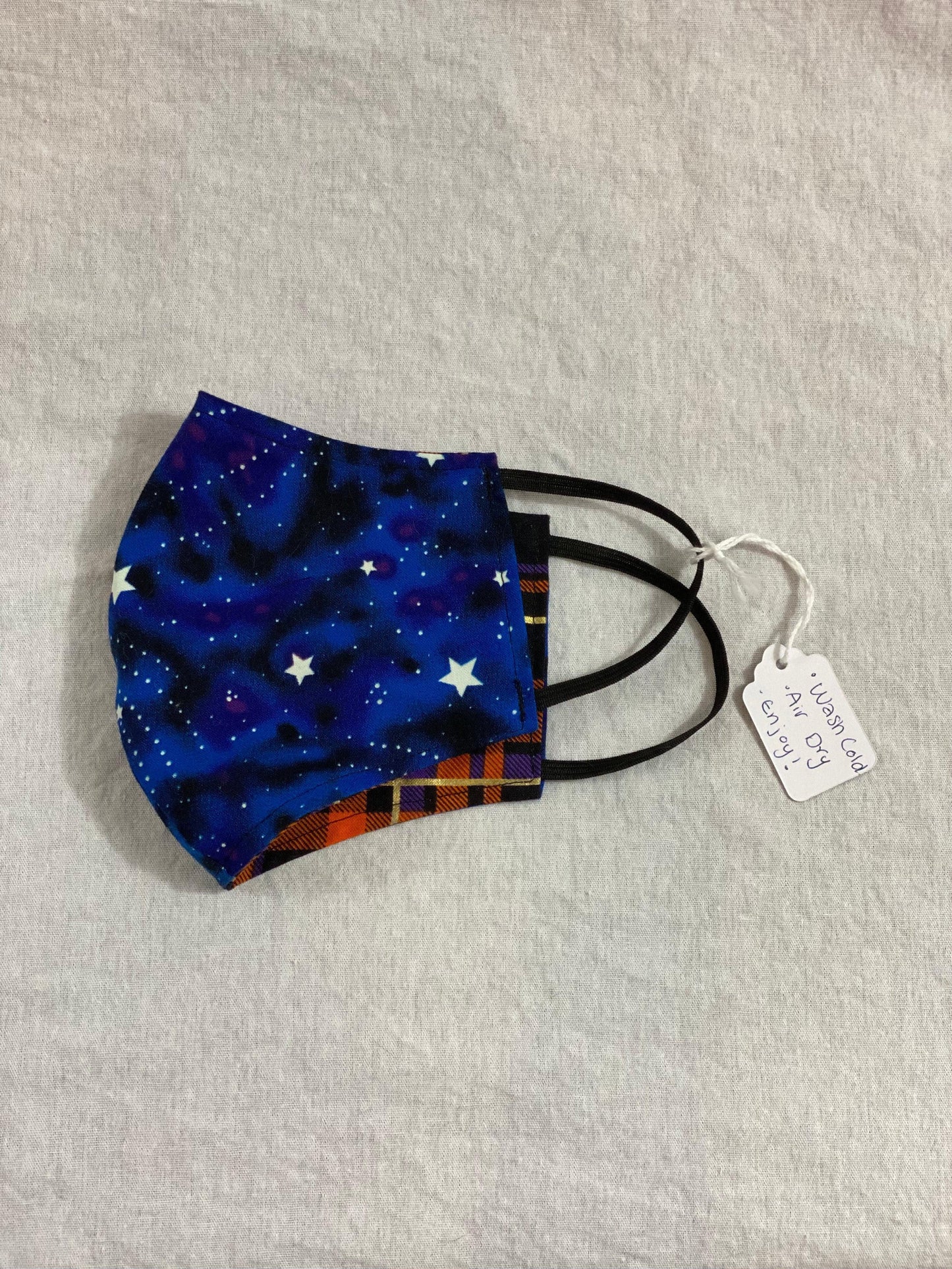 Spooky Night - Reversible Cotton Mask by Brim Reaper Customs (M) - Show Me What You Bot