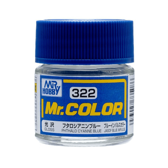 C322 - Mr Color - Phthalo Cyan Blue (Gloss/Aircraft) - Show Me What You Bot