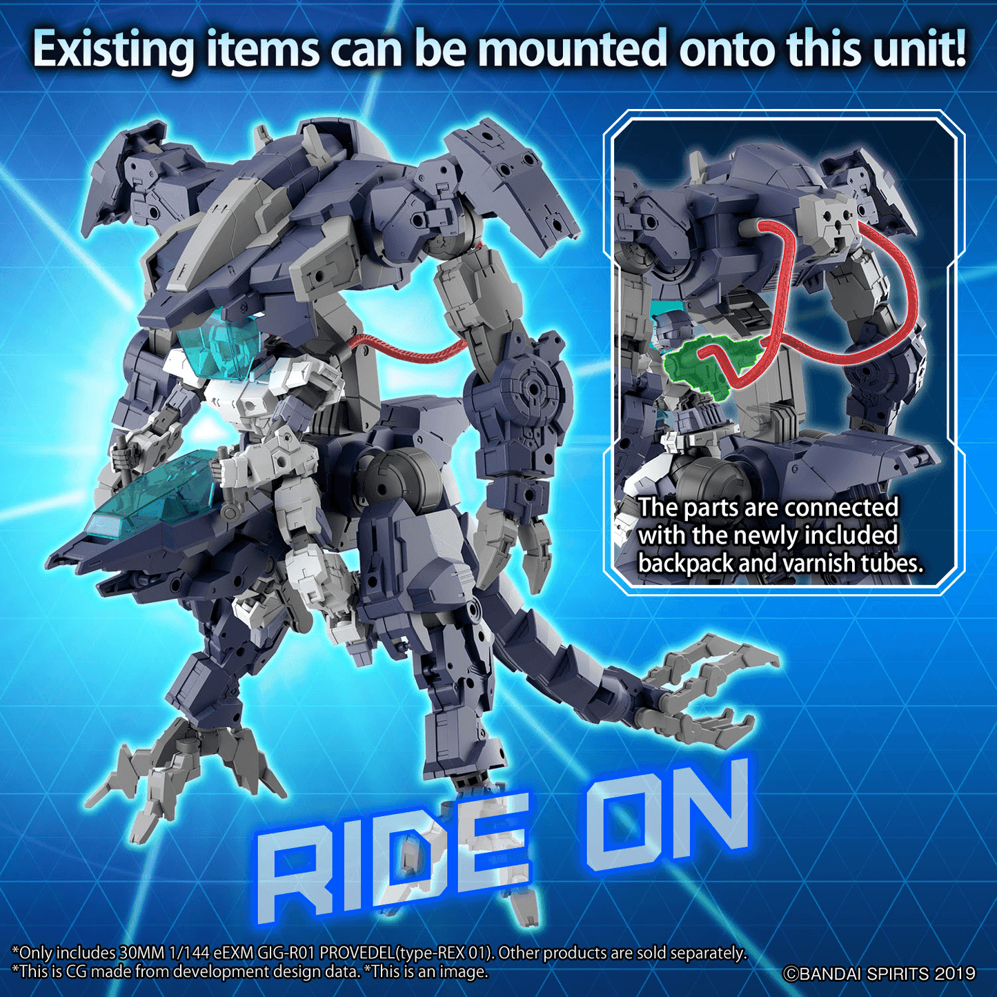 30MM 1/144 eEXM GIG-R01 Provedel Type Rex-01 - Show Me What You Bot