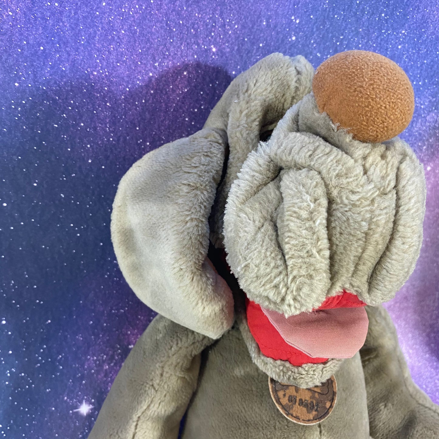 Buddy | Wrinkles Dog | Vintage Plush Hand Puppet