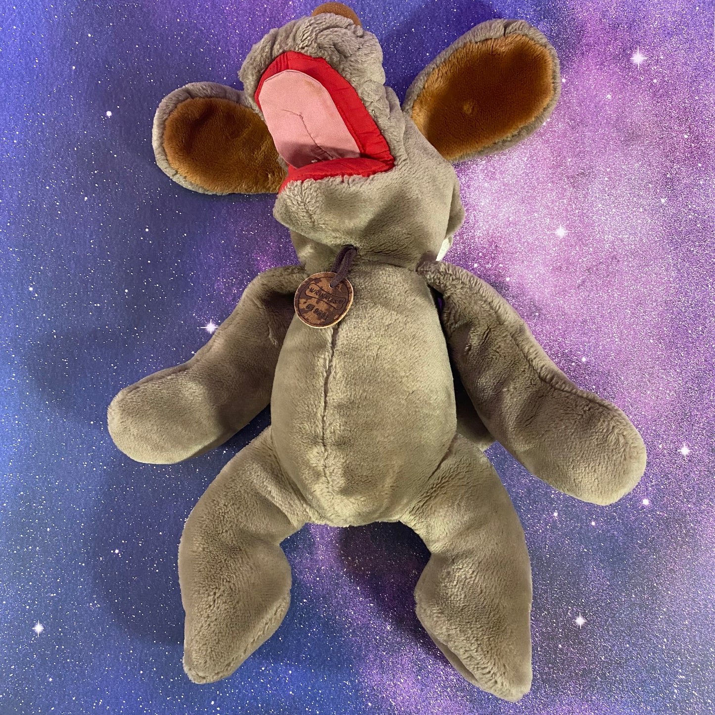 Buddy | Wrinkles Dog | Vintage Plush Hand Puppet
