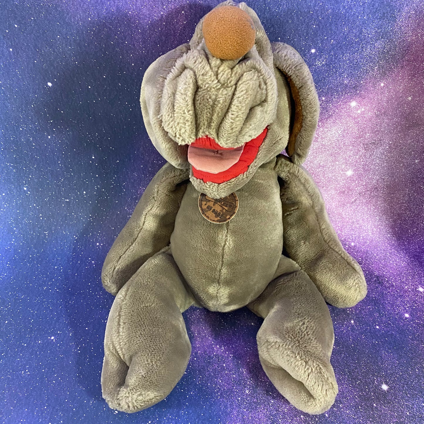 Buddy | Wrinkles Dog | Vintage Plush Hand Puppet