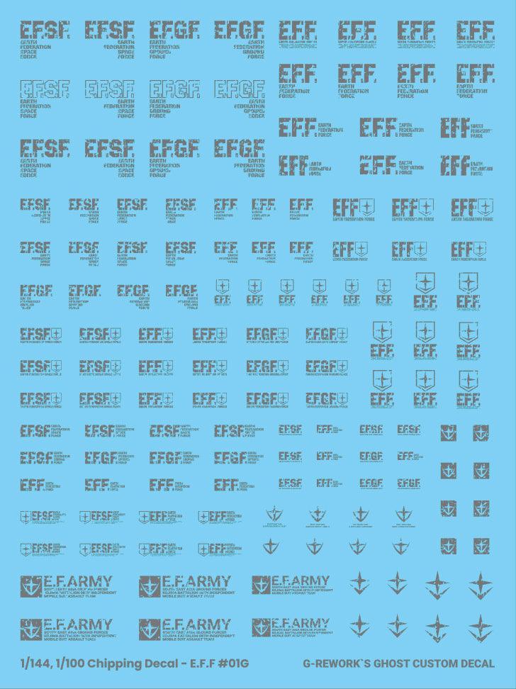 CP-EF-01-G - (Gray) Chipping Decal EFF Water Decal [G-REWORK] - Show Me What You Bot
