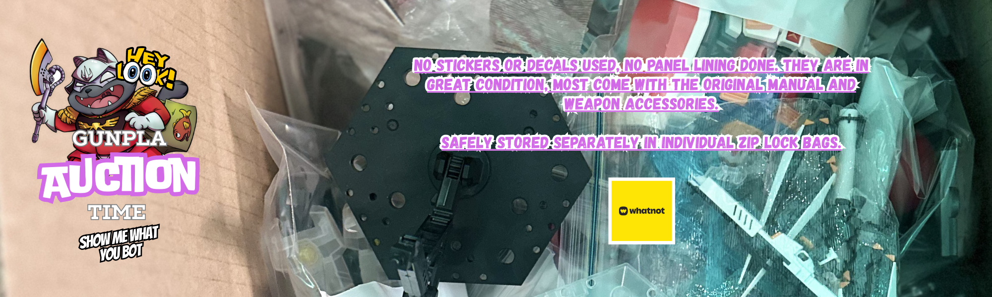 Gunpla Snap Builds Auction