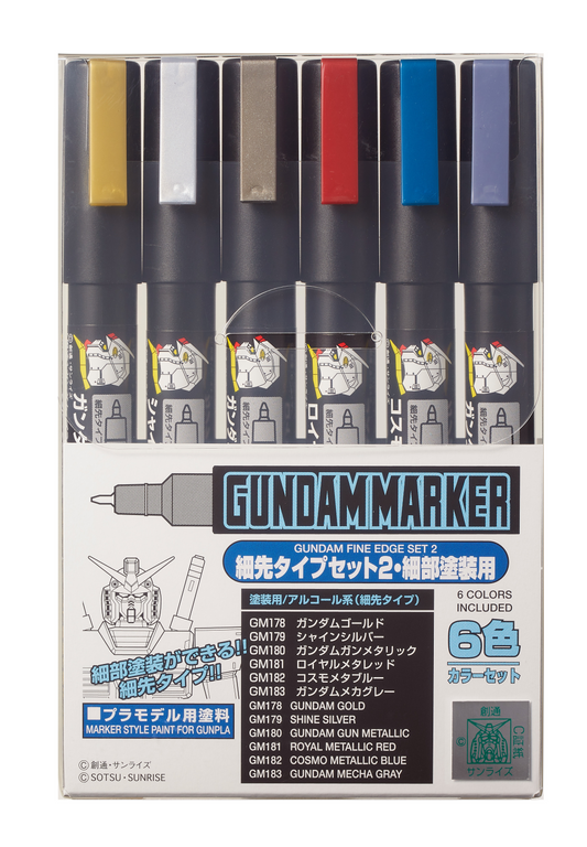 GMS-126 GUNDAM MARKER FINE EDGE SET 2