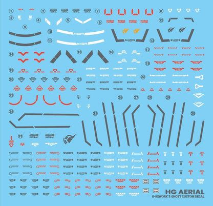 CD-H-WM03 - Gundam Aerial Water Decal [G-REWORK] - Show Me What You Bot
