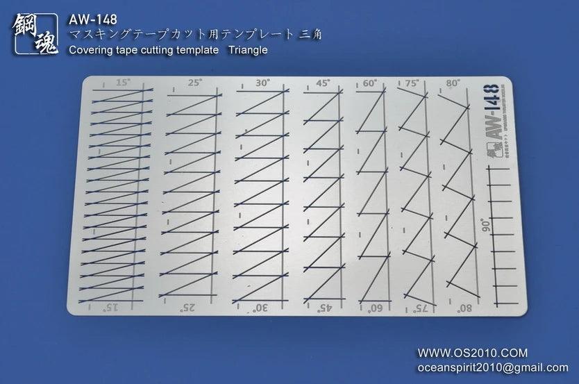 AW148 - Masking Tape Cutting Template Triangle [Madworks]