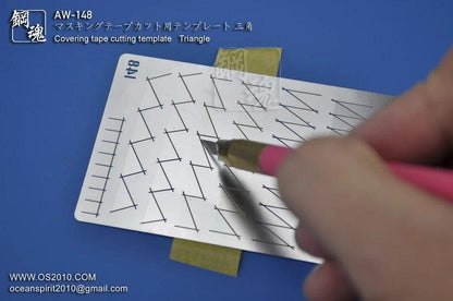 AW148 - Masking Tape Cutting Template Triangle [Madworks]