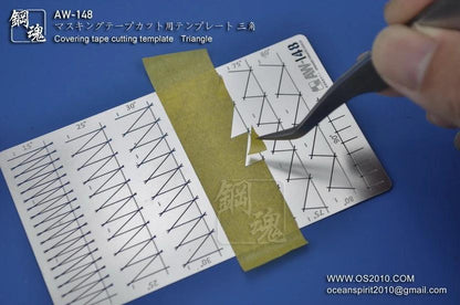 AW148 - Masking Tape Cutting Template Triangle [Madworks]