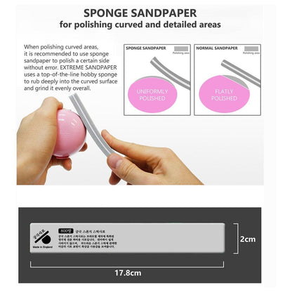 Yasuri No Oyaji - Sponge Type Sanding Block [Various Grit] - Show Me What You Bot