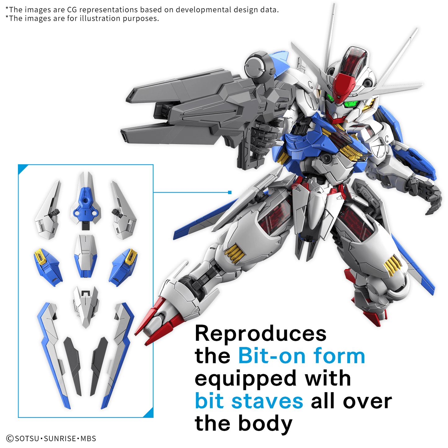 MG SD XVX-016 Aerial Gundam