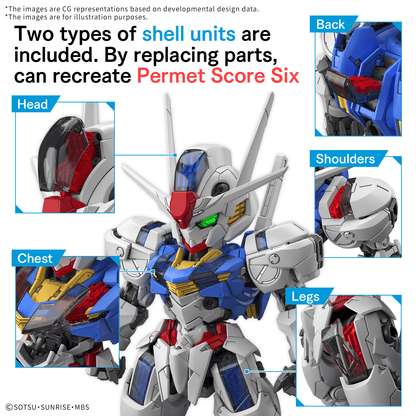 MG SD XVX-016 Aerial Gundam