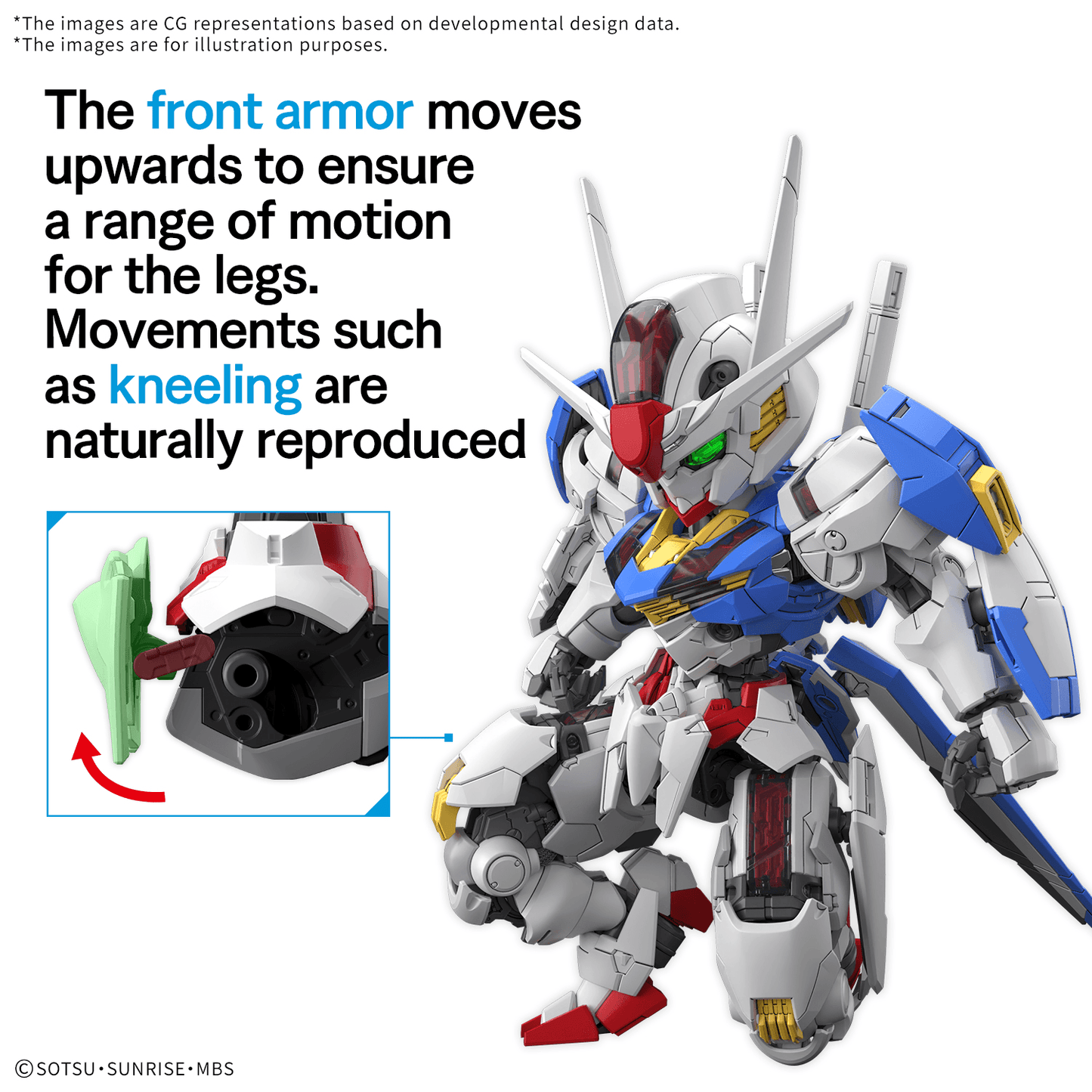 MG SD XVX-016 Aerial Gundam