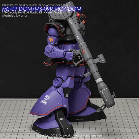 CD-M219-20 - MG 1/100 Dom 1.5 / RickDom 1.5 Water Decal [G-REWORK] - Show Me What You Bot