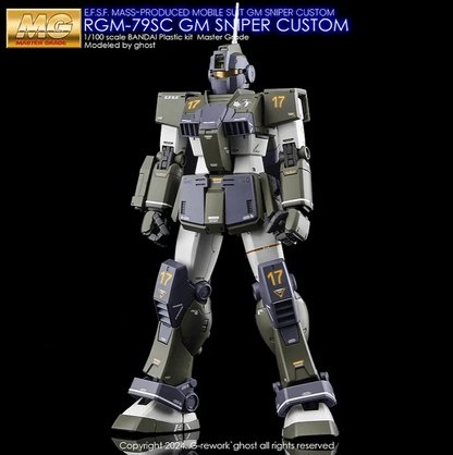 CD-M199 - MG 1/100 RGM 79SC GM Sniper Custom Water Decal [G-REWORK] - Show Me What You Bot