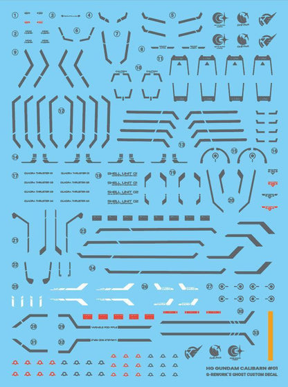 CD-H-WM26 - HG 1/144 Gundam Calibarn Water Decal [G-REWORK] - Show Me What You Bot