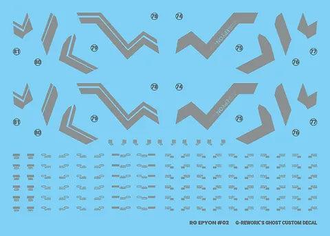 CD-RG38 - RG 1/144 Gundam Epyon Water Decal [G-REWORK] - Show Me What You Bot