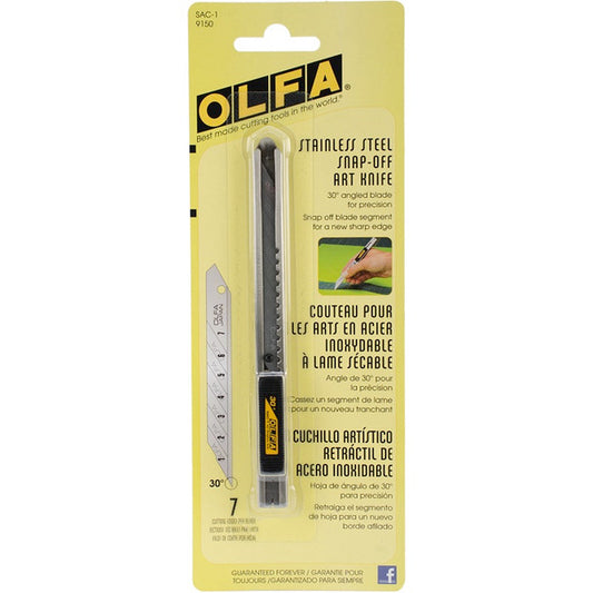 OLFA 9150 - 9mm Stainless Steel Graphics Knife (SAC-1)