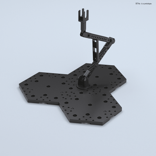 Action Base 4 - 1/100 or 1/144 Scale Black Display Stand