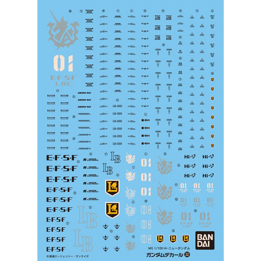 Gundam Decal 037 - HG 1/144 Gundam Decal Set [EFSF]
