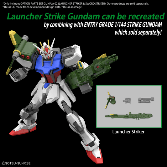 Launcher Striker & Sword Striker Pack - Option Parts Set 02