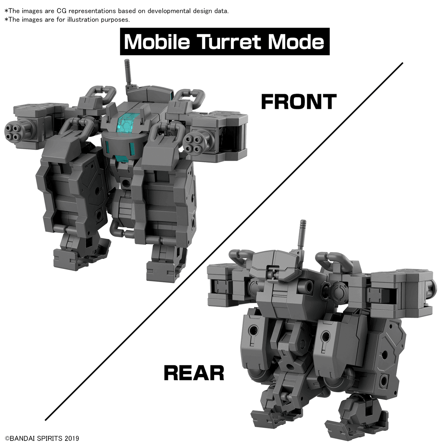 30MM 1/144 Exa Vehicle (Small Variable Machine)