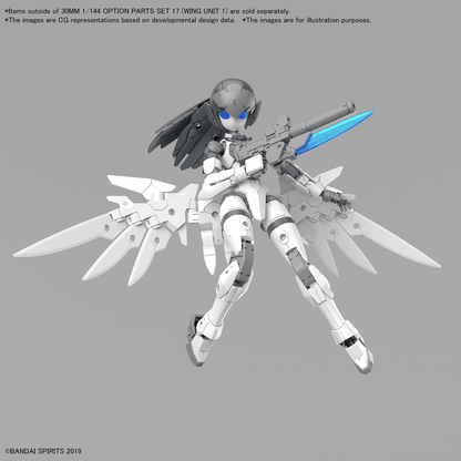 30MM 1/144 Option Parts Set 17 (Wing Unit)
