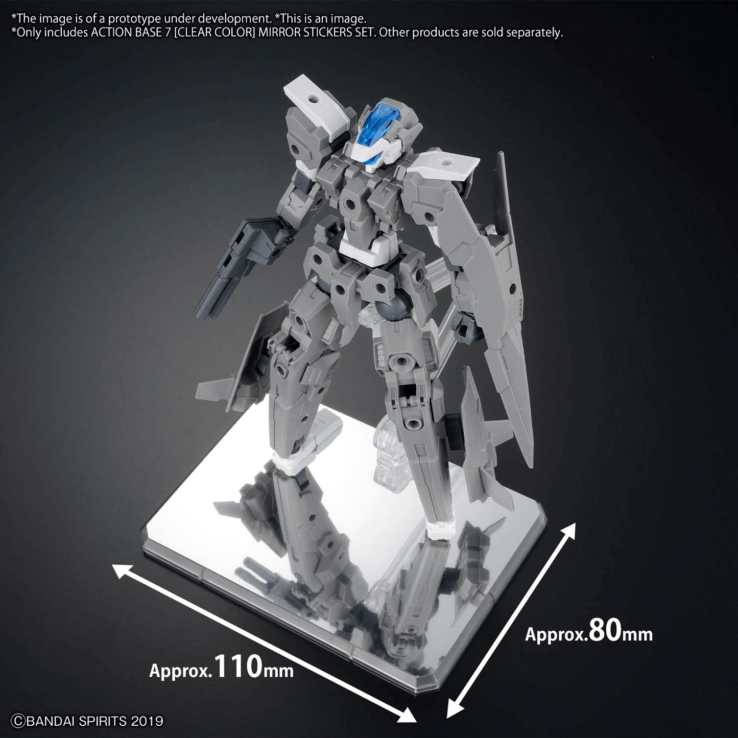 Action Base 7 [Clear Color - Mirror Sticker Set]