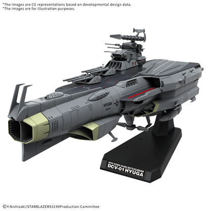 EFCF 1/1000 Hyuga Class Battlecarrier DCV-01 Hyuga