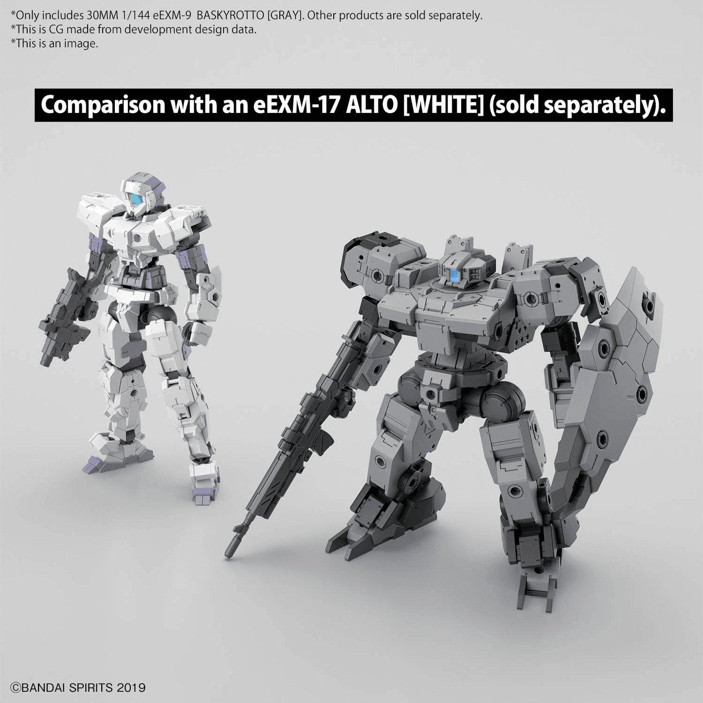 30MM 1/144 eEXM-9 Baskyrotto [Gray]