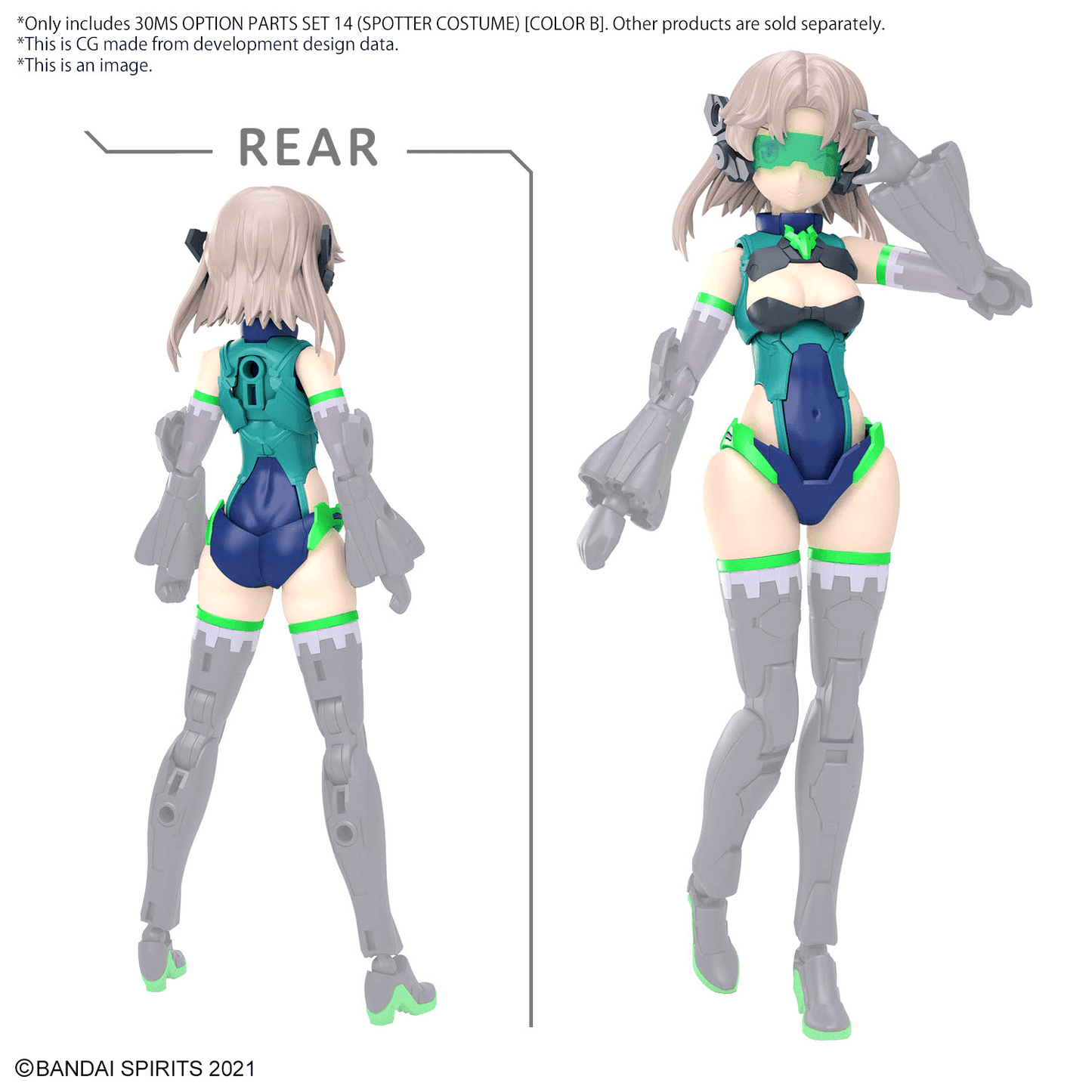 30MS - Option Parts Set 14 (Spotter Costume) [Color B]