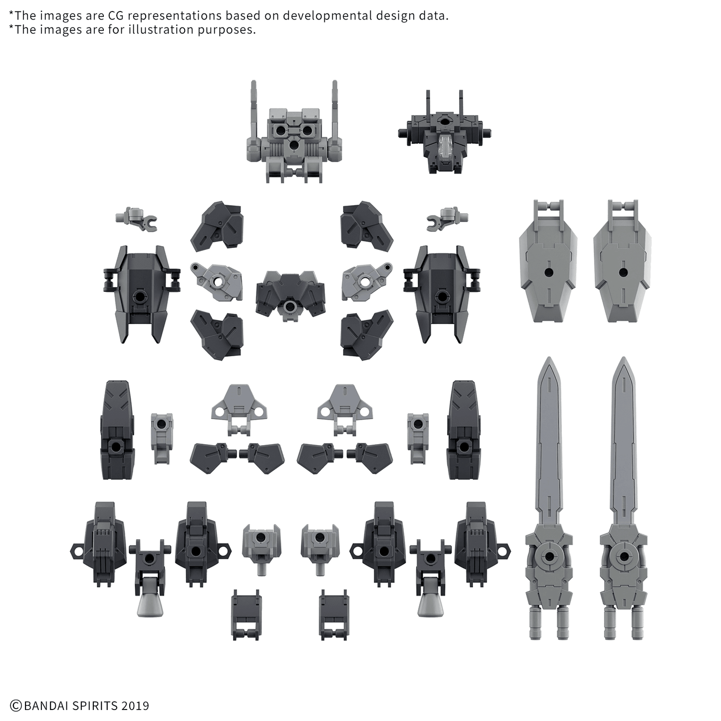 30MM 1/144 Option Parts Set 20  [Full Armor Unit 1]