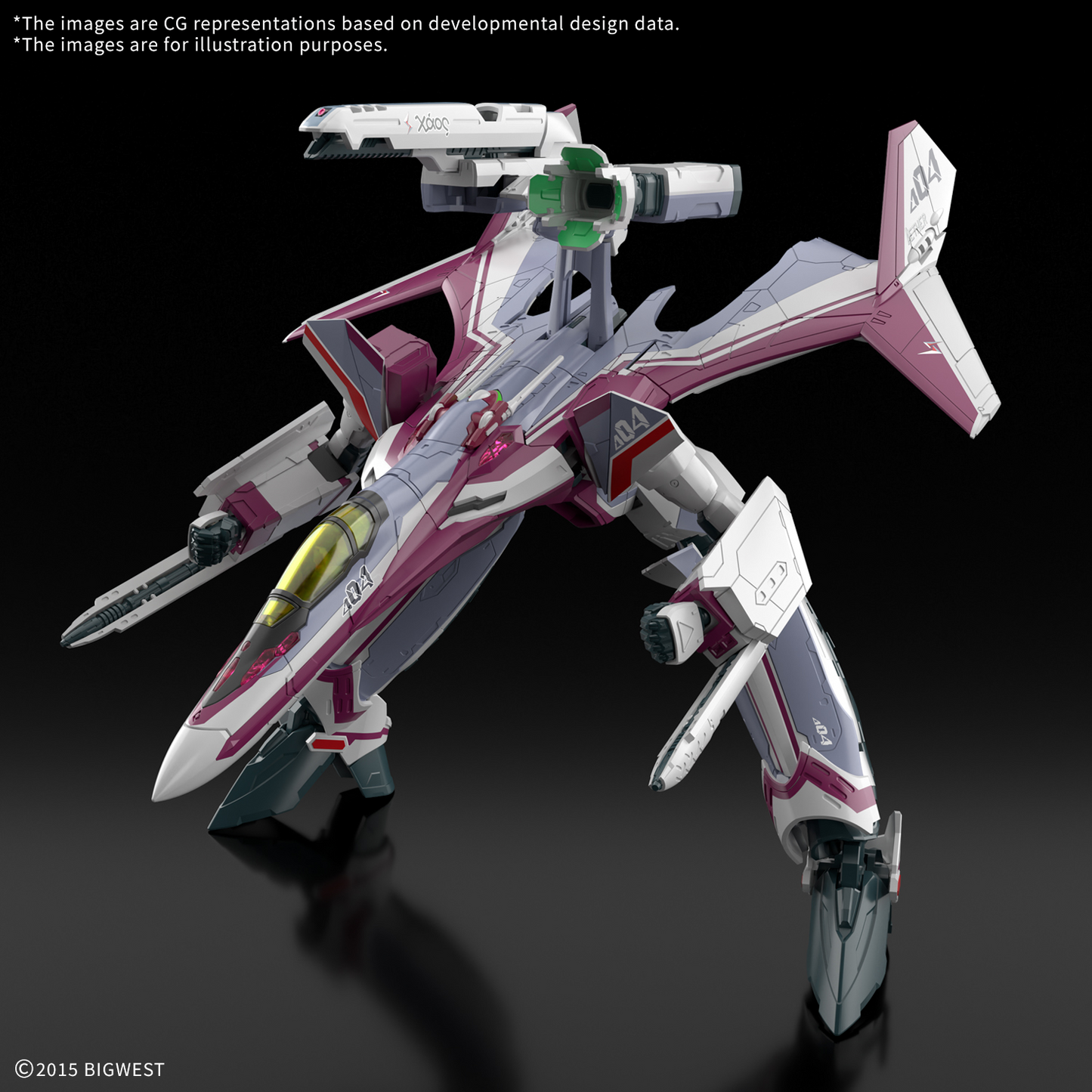 HG 1/100 VF-31C Siegfried [Mirage Farina Jenius Use] DELUXE SET