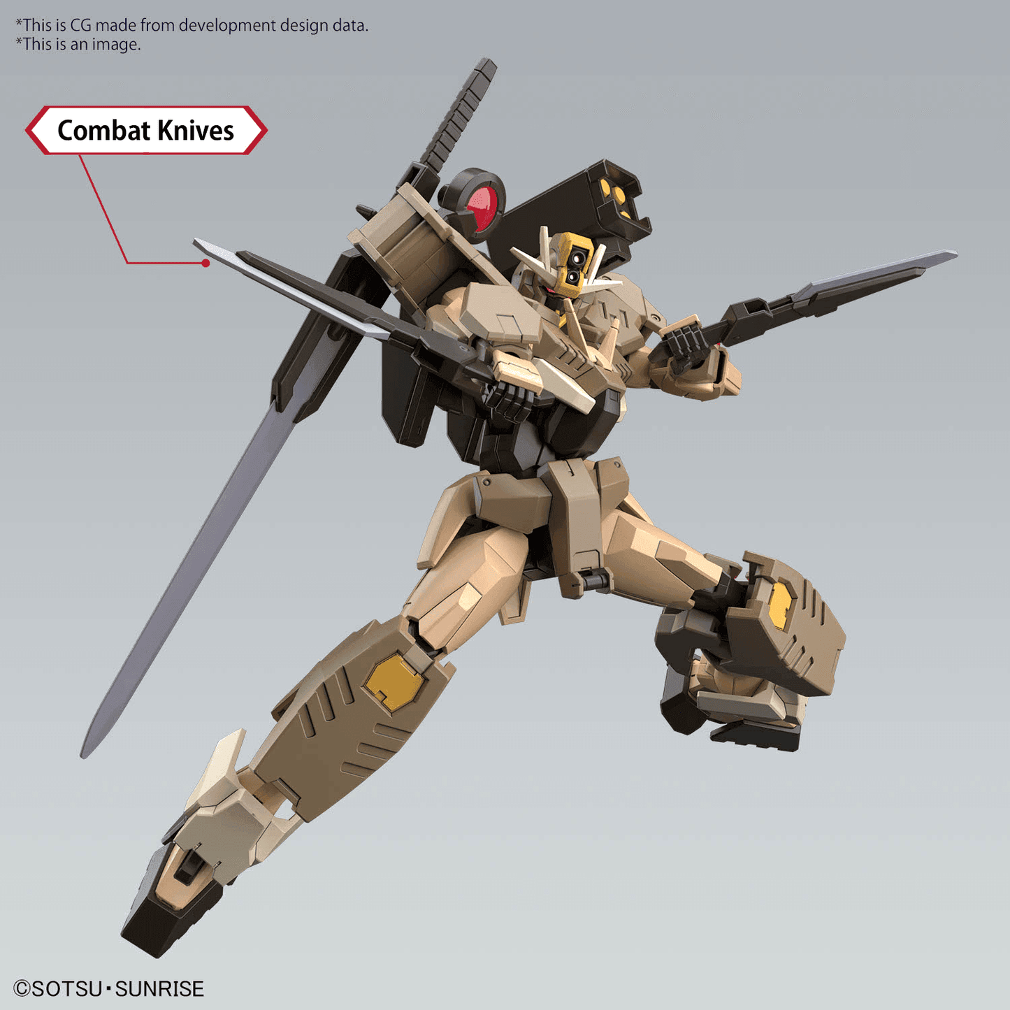HG 1/144 Gundam 00 Command QAN[T] - Desert Type