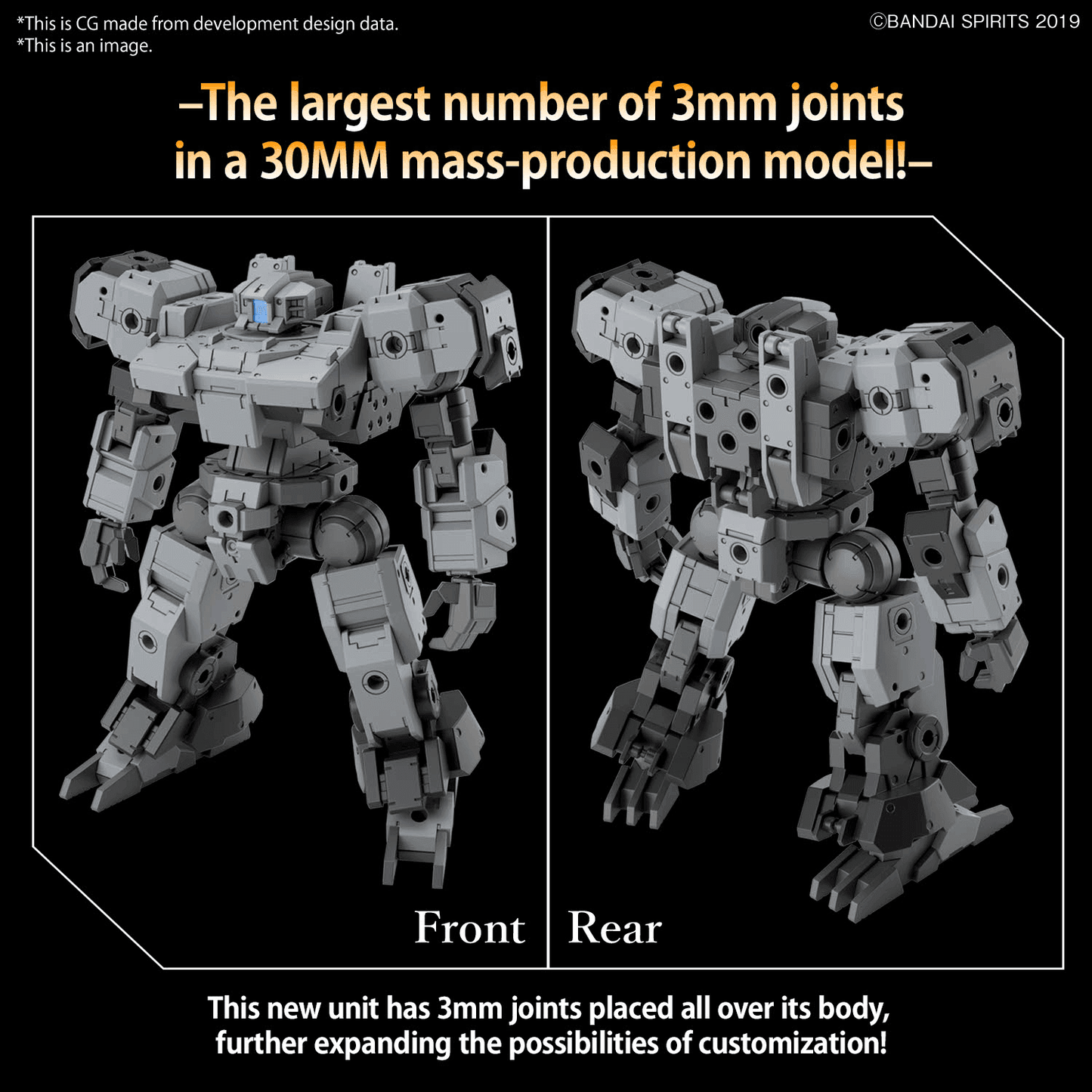 30MM 1/144 eEXM-9 Baskyrotto [Gray]